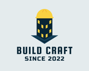 Construction Hat Building  logo design