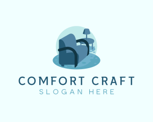 Sofa Chair Upholstery logo design