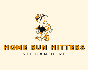 Dog Baseball Bat logo