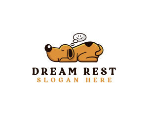 Sleeping Dog Dreaming  logo design
