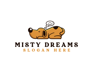 Sleeping Dog Dreaming  logo design