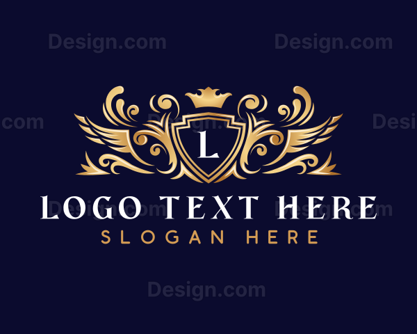 Elegant Crest Crown Logo