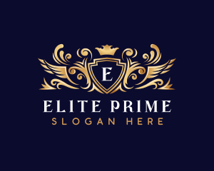 Elegant Crest Crown logo design