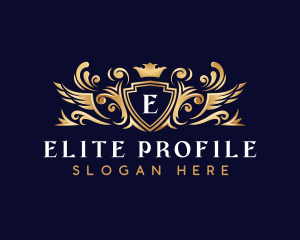 Elegant Crest Crown logo design