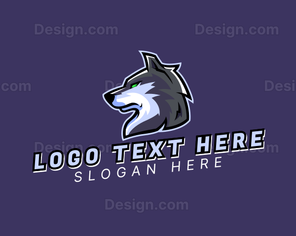 Wold Animal Dog Logo