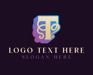 Stylish Fashion Letter T logo