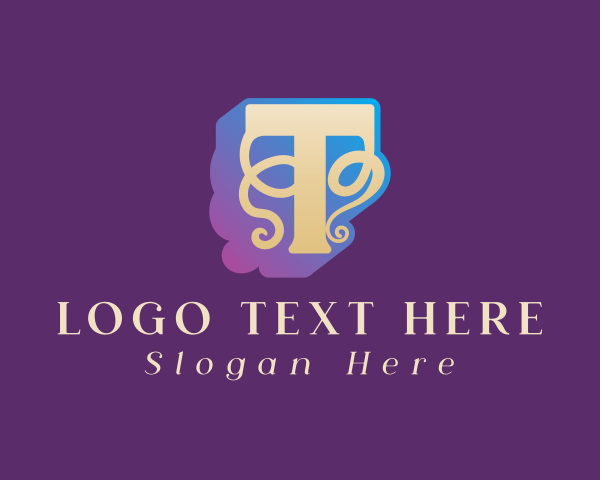 Calligraphic logo example 4