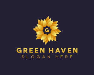 Botanical Flower Wellness logo design