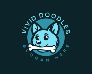 Bone Dog Puppy logo design