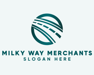 Green Highway Road logo design