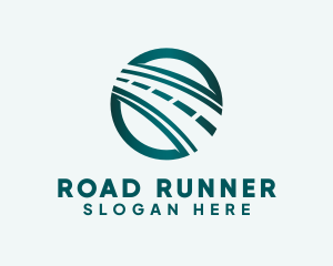 Green Highway Road logo design