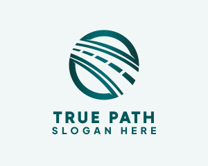 Green Highway Road logo design