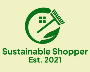 Sustainable Home Cleaning logo design