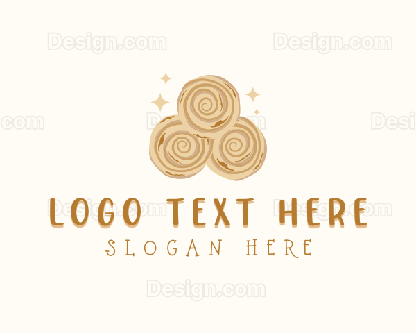 Cinnamon Bread Baking Logo