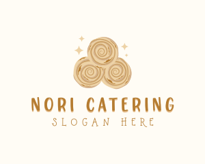 Cinnamon Bread Baking logo design