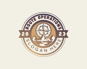 Navigation Compass Mountain logo