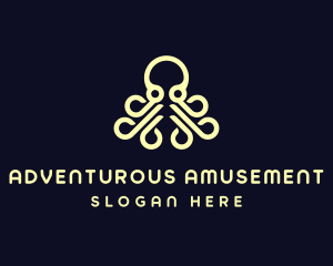 Ocean Aquatic Octopus logo design