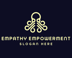 Ocean Aquatic Octopus logo design