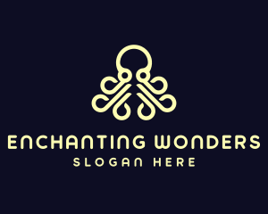 Ocean Aquatic Octopus logo design