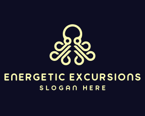 Ocean Aquatic Octopus logo design