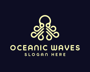 Ocean Aquatic Octopus logo