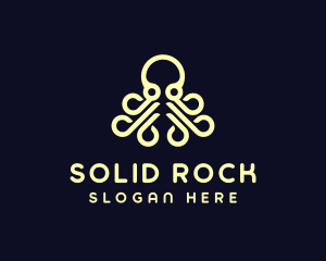 Ocean Aquatic Octopus logo design