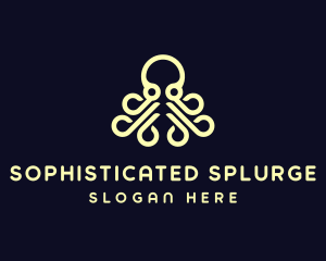 Ocean Aquatic Octopus logo design