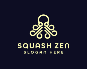 Ocean Aquatic Octopus logo design