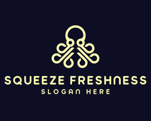 Ocean Aquatic Octopus logo design