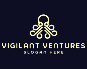 Ocean Aquatic Octopus logo design