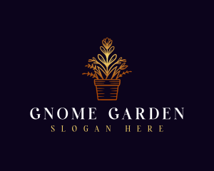 Flower Pot Garden logo design