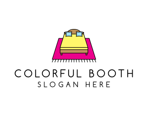 Colorful Bedroom Bed logo design