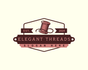 Tailor Sewing Thread logo design