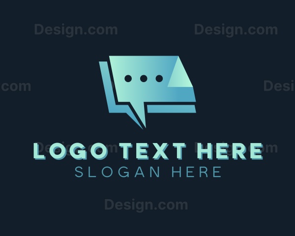 Social Chat Media Hub Logo