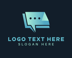 Social Media - Social Box Conversation logo design