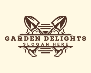 Shovel Garden Landscaping logo design