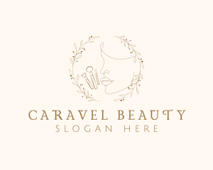 Cosmetics Makeup Beauty logo design