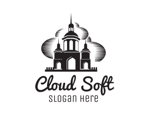 Castle Architecture Cloud logo design