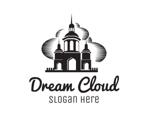 Castle Architecture Cloud logo design