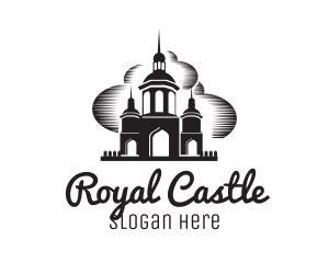 Castle Architecture Cloud logo design