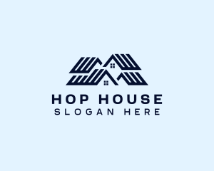 Roofing House Structure  logo design