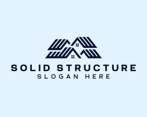 Roofing House Structure  logo design