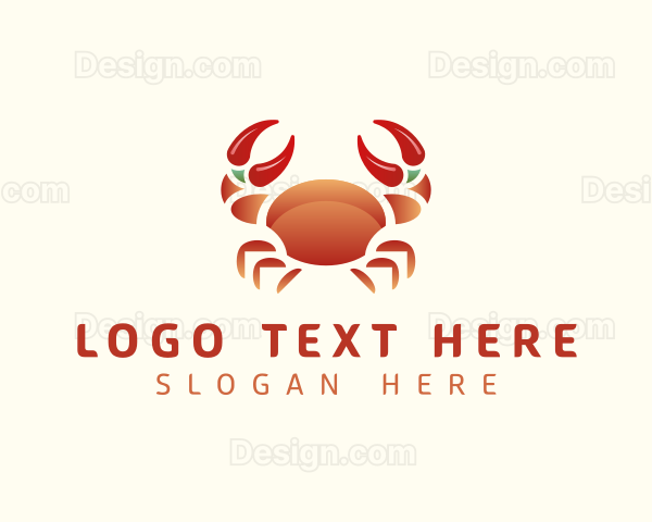 Chili Crab Seafood Logo