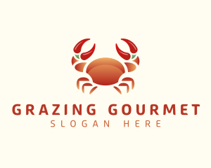 Chili Crab Seafood logo design