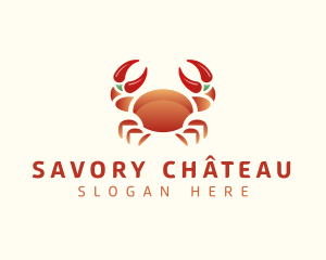 Chili Crab Seafood logo design