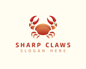 Chili Crab Seafood logo design