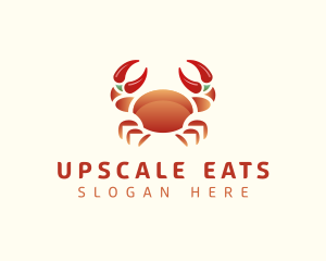 Chili Crab Seafood logo design