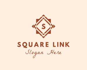 Geometric Tile Flooring logo design