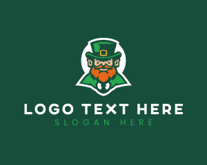 Folklore Irish Leprechaun logo