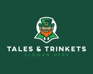 Folklore Irish Leprechaun logo